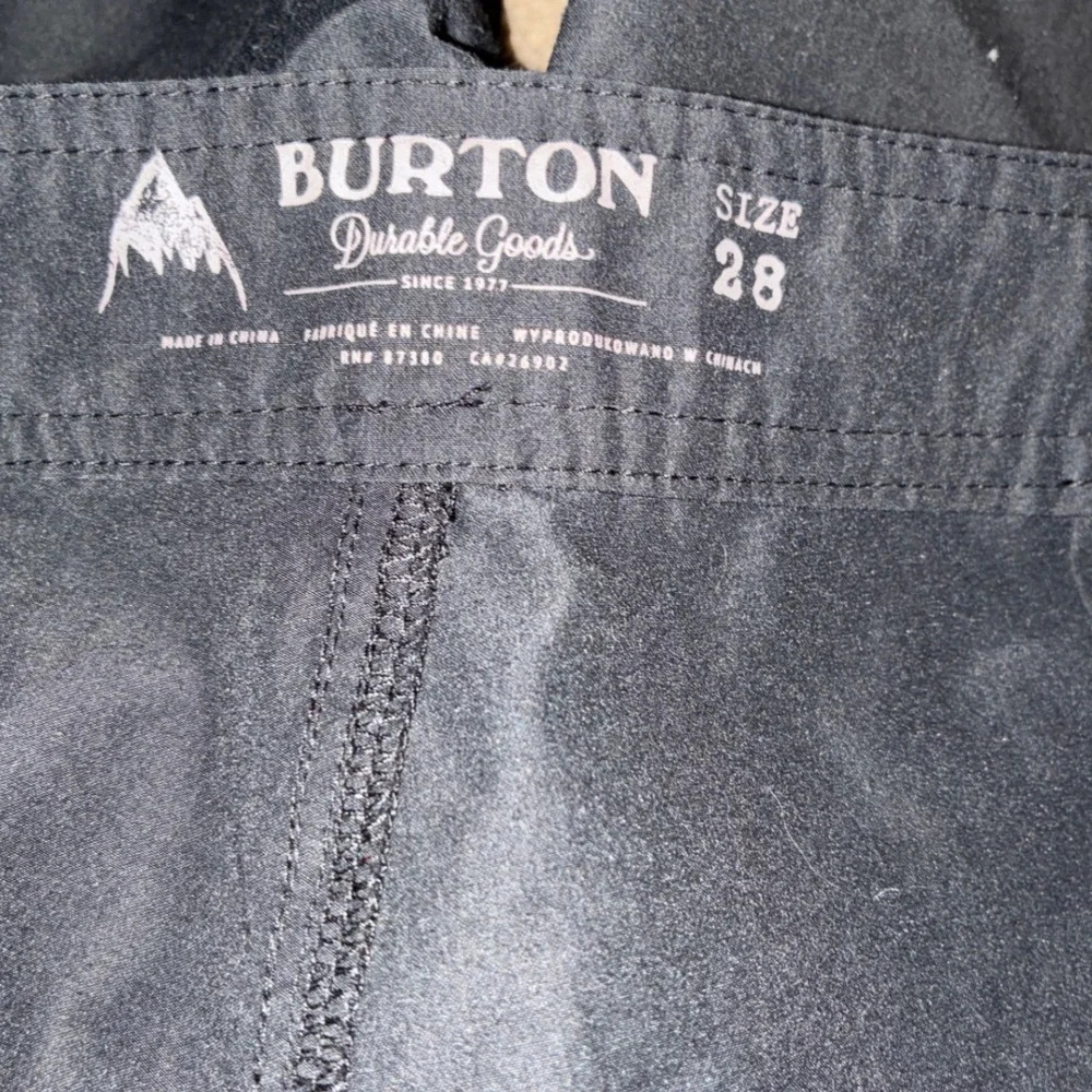 Burton Moxie Shorts Mens 28 Black Hiking Boardshorts 14861 Outdoor Activewear